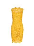 *showcase Yellow Erica Lace Bodycon Dress