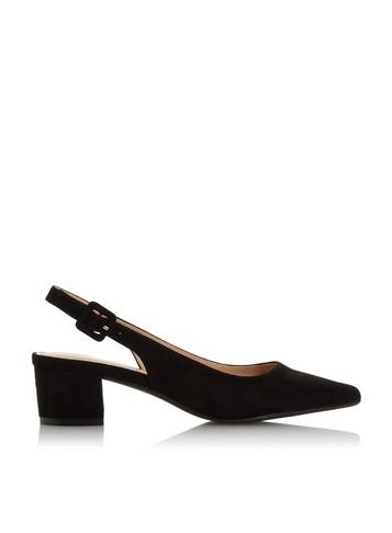 *head Over Heels By Dune Black 'cammile' Mid Heel Court Shoes
