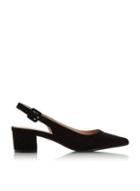 *head Over Heels By Dune Black 'cammile' Mid Heel Court Shoes