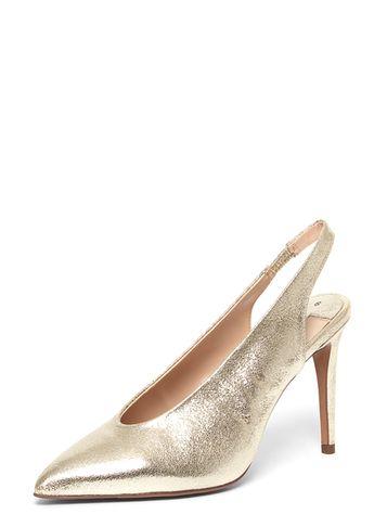 Dorothy Perkins Gold 'georgina' Court Shoes