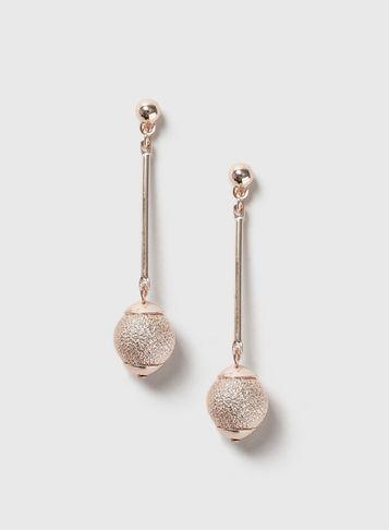 Dorothy Perkins Sandblast Drop Earrings