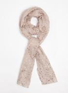 Dorothy Perkins Pink Foil Confetti Heart Scarf