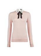 Dorothy Perkins Blush Embellished Collar Jumper