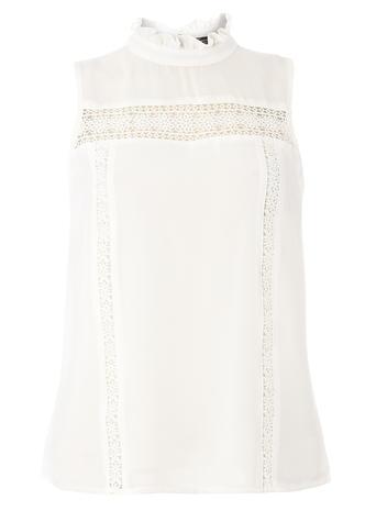 Dorothy Perkins Ivory Crochet Top