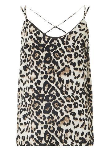 Dorothy Perkins Black Leopard Print Camisole Top