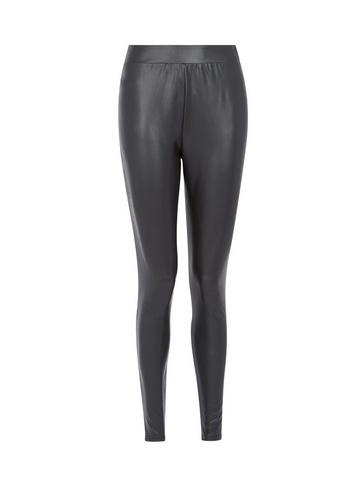 *only Black Coated Leggings