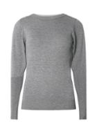 Dorothy Perkins Grey Puff Sleeve Jumper