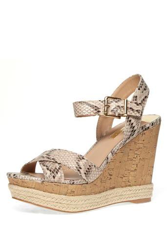 Dorothy Perkins Snake Print Espadrille Wedges