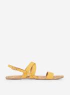 Dorothy Perkins Yellow Fabia Crossover Sandals