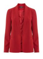 Dorothy Perkins Red Edge To Edge Blazer