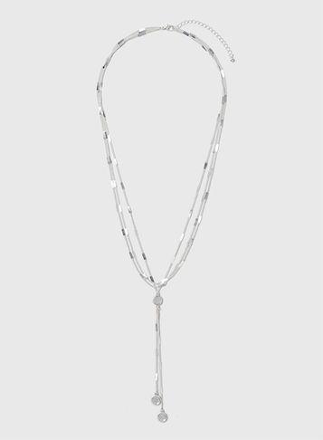 Dorothy Perkins Skinny Chain Glitter Necklace