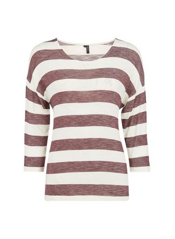 *vero Moda Multi Colour Stripe Print Top