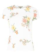 Dorothy Perkins Petite White Floral T-shirt