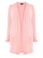 Dorothy Perkins *dp Curve Pink Button Cuff Cardigan
