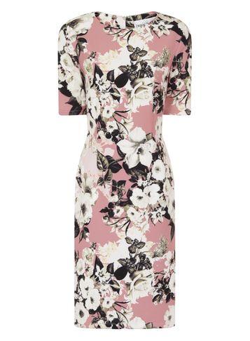 Dorothy Perkins *paper Dolls Rose And Lily Print Dress
