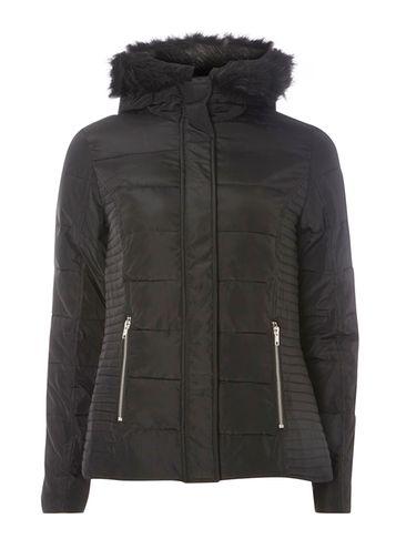 Dorothy Perkins Black Short Panelled Jacket