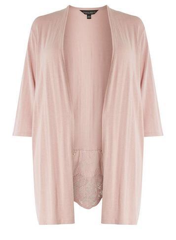 Dorothy Perkins *dp Curve Blush Lace Broderie Cardigan