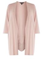 Dorothy Perkins *dp Curve Blush Lace Broderie Cardigan