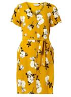 Dorothy Perkins Petite Yellow Floral Shirt Dress