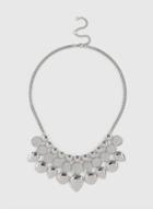 Dorothy Perkins Silver Glitter Inlay Necklace