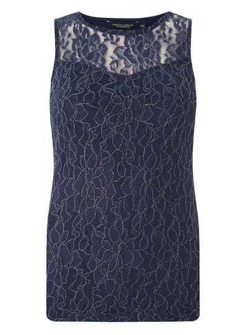 Dorothy Perkins Navy Sleeveless Shell Top
