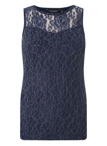 Dorothy Perkins Navy Sleeveless Shell Top