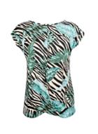 Dorothy Perkins Multi Colour Abstract Leaf Print Top