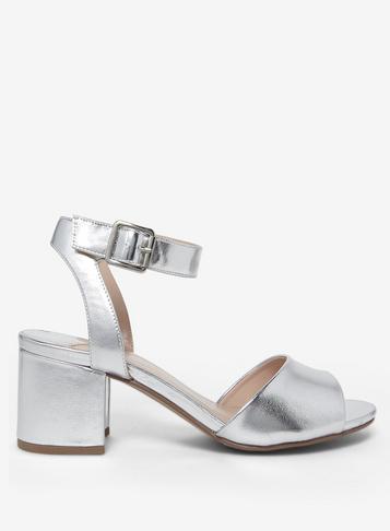 Dorothy Perkins Wide Fit 'sabrina' Block Heel Sandals