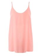 Dorothy Perkins *tall Pink Trim Camisole Top