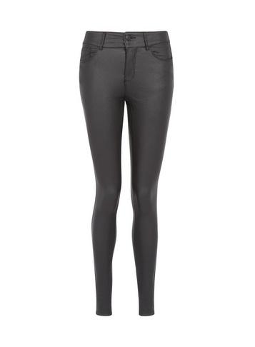 *vero Moda Black Coated Jeans