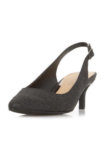 Dorothy Perkins *corrin Black Mid Heel Shoes