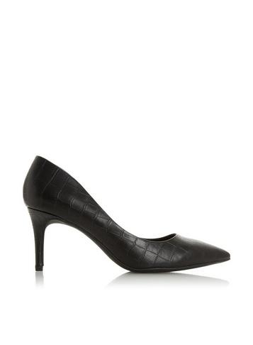 *head Over Heels By Dune Black 'aisla' Mid Heel Shoes