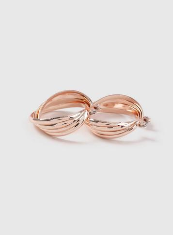 Dorothy Perkins Multi Twist Hoop Earrings