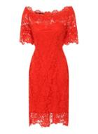 Dorothy Perkins *paper Dolls Red Crochet Lace Bodycon Dress