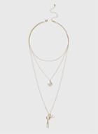 Dorothy Perkins Gold Look Swallow Charm Necklace