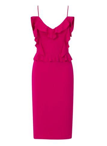 Dorothy Perkins *girls On Film Pink Cerise Strappy Shift Dress