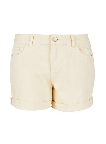 Dorothy Perkins Yellow Boyfriend Shorts