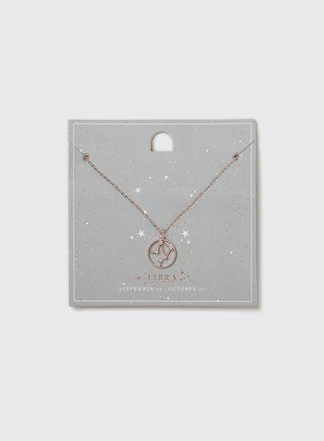 Dorothy Perkins Libra Horoscope Necklace
