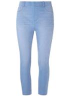 Dorothy Perkins *tall Light Blue 'eden' Bleach Crop Jeggings