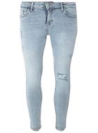 Dorothy Perkins Petite Stone Wash 'darcy' Ankle Grazer Jeans