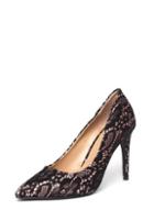 Dorothy Perkins Wide Fit Black Lace 'emily' Pointed Court Shoes