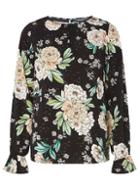 Dorothy Perkins *tall Floral Print Blouse