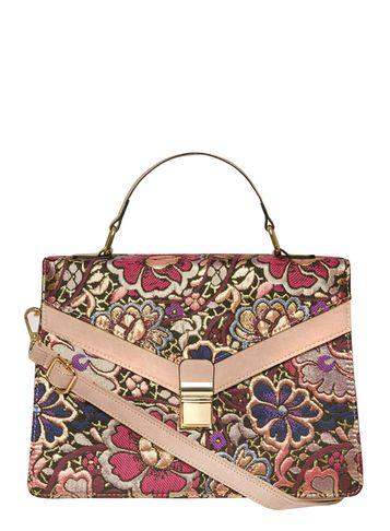 Dorothy Perkins Pink Jacquard Handle Tote Bag