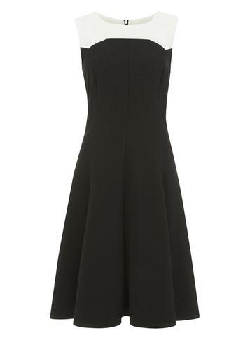 Dorothy Perkins *roman Originals Black Contrast Dress