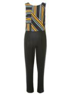 Dorothy Perkins Multi Coloured Striped Double Layer Jumpsuit