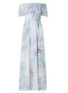 Dorothy Perkins *showcase Blue 'sienna' Floral Print Maxi Dress