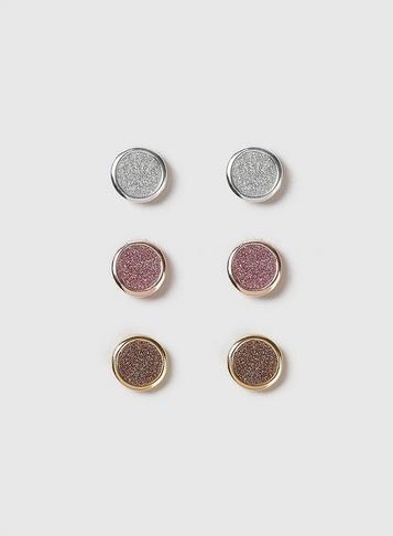 Dorothy Perkins 3 Pack Multi Coloured Stud Earrings