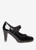 Dorothy Perkins Wide Fit Black 'erica' Court Shoes