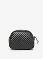 Dorothy Perkins Black Quilted Chain Cross Body Bag