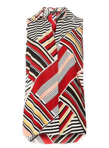 Dorothy Perkins Multi Colour Striped Sleeveless Shirt
